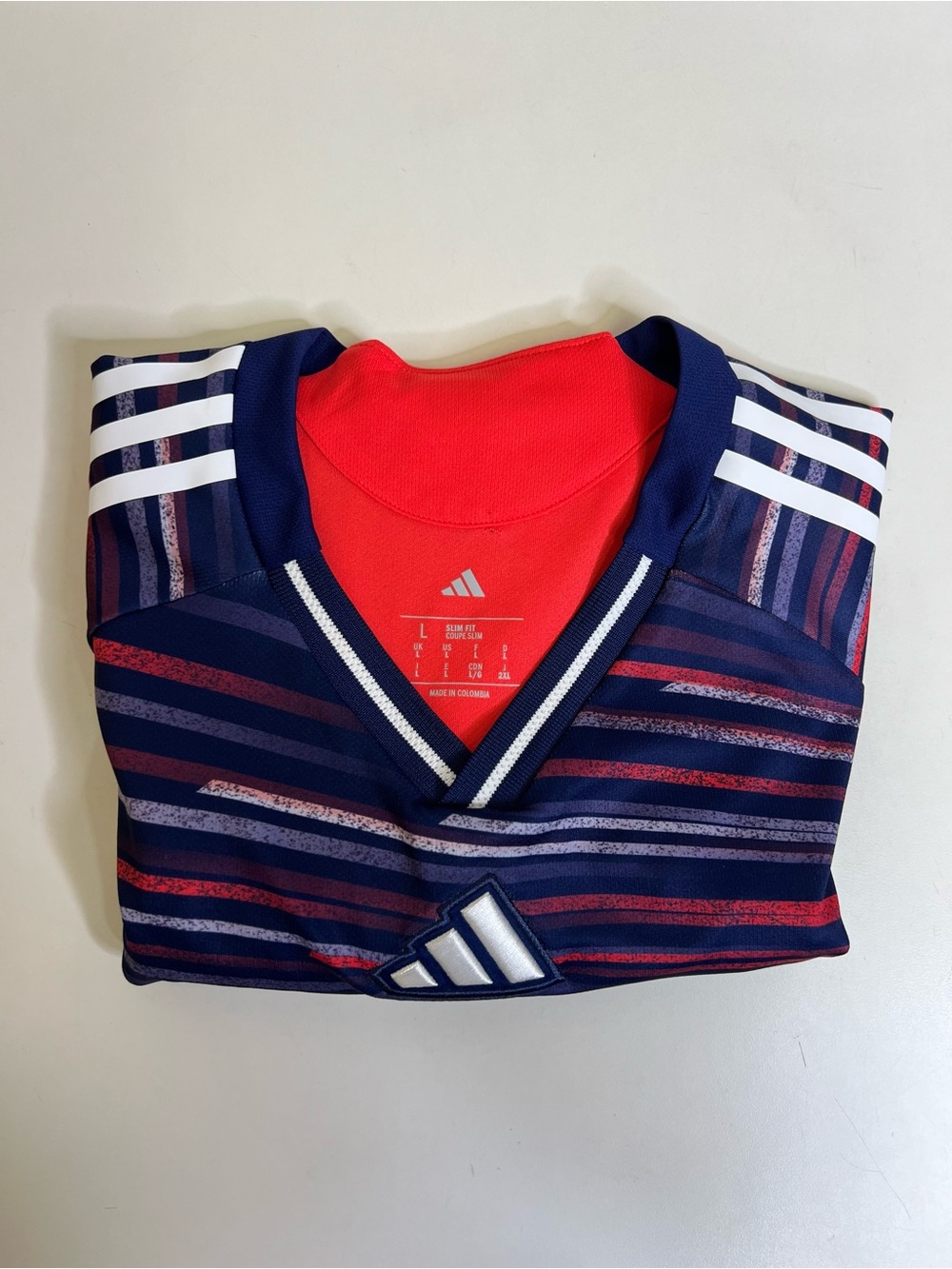 Men's New England Revolution adidas Red 2025 Third Authentic Jersey - Large Slim - Picture 7 of 7
